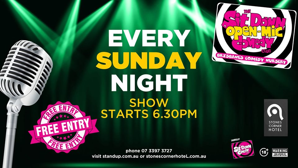 Live Shows: Open Mic Comedy Night - Nov 17 - Stones Corner Hotel