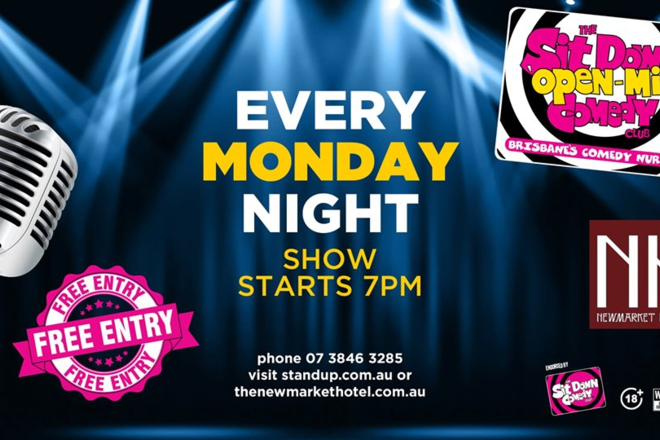 Live Shows: Open Mic Comedy Night - Dec 02 - Newmarket Hotel