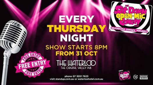 Live Shows: Open Mic Comedy Night - Oct 31 - Waterloo Hotel